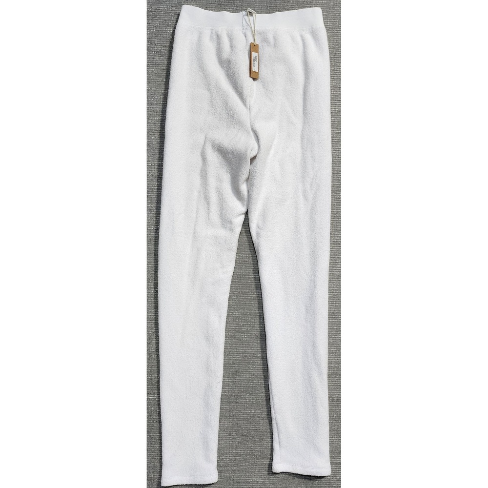 SKIMS Terry Legging Marble White Cotton Blend Loungewear Pants Medium - Picture 4 of 13